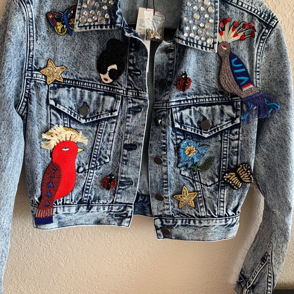 Alice+Olivia Denim Jacket w/tags
